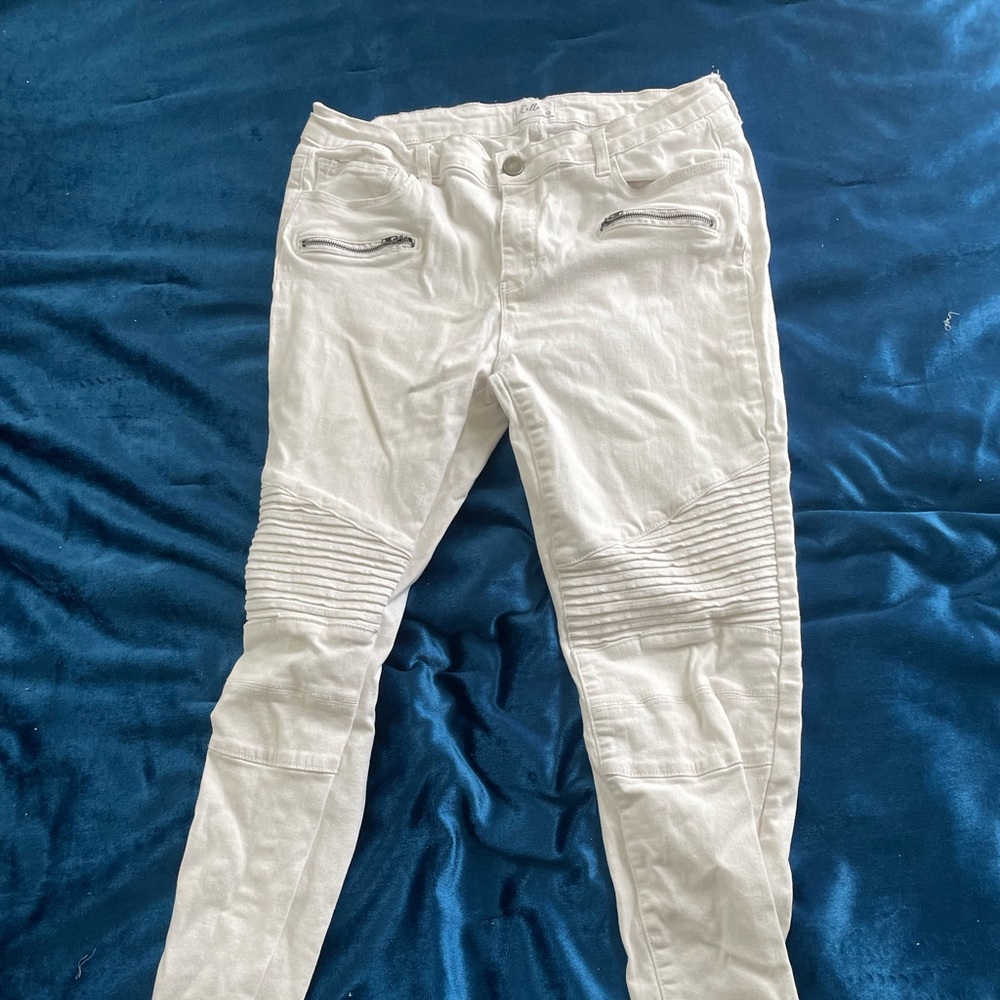 white jeans